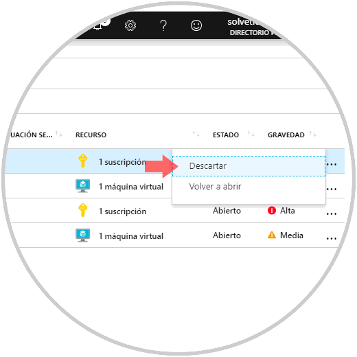 9 -.- Empfehlung in Azure verwerfen.png