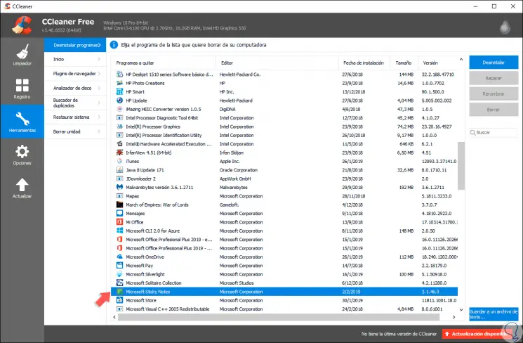 16-Programme deinstallieren "-und-auf-dem-zentralen-Panel-suchen-wir-die-Anwendung-" Microsoft-Sticky-Notes ".png