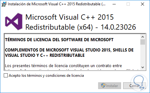 Verlegenheit-der-Sichtfehler-C ++ - redistributable-en-Windows-2.png