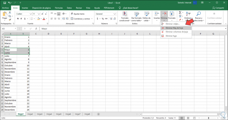 3-So löschen Sie mehrere Zeilen gleichzeitig in Excel mit Kontextmenü.png