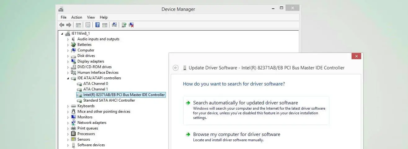 Windows-Geräte-Manager: Treiber aktualisieren