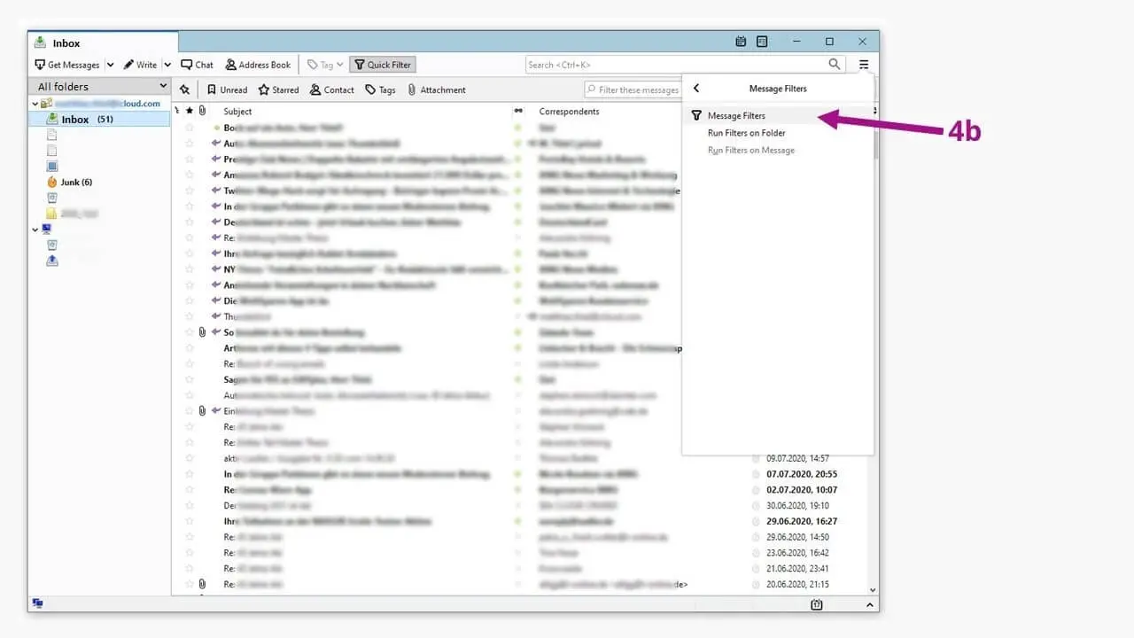 Autoresponder mit Thunderbird: So aktivieren Sie den Filter im Detail.