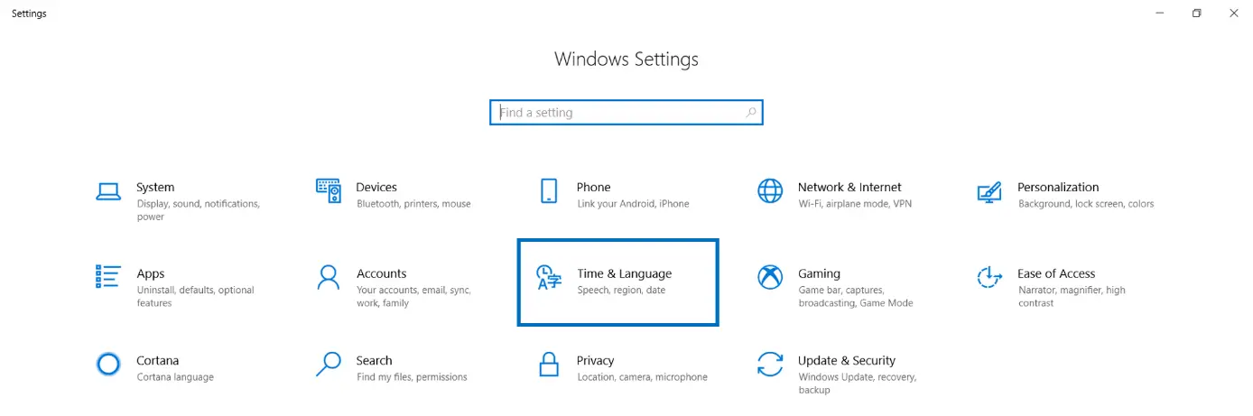 Windows-Einstellungen