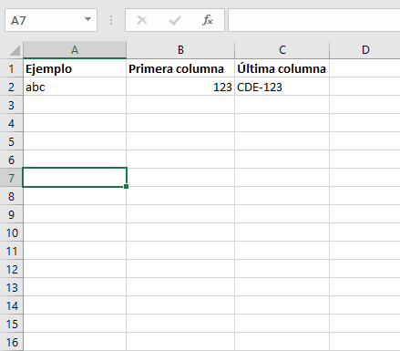Excel: ausgewählte Spalte? A?