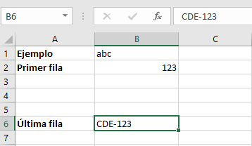 Excel: Wählen Sie eine Zeile aus