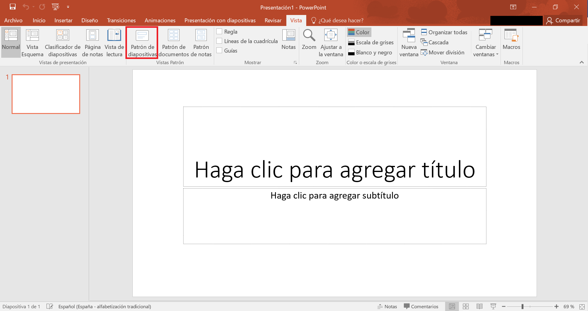 Folienmaster in PowerPoint 2019