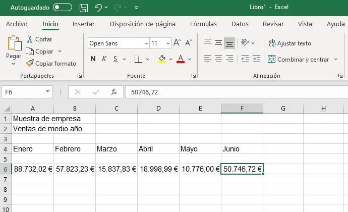 Sortieren Sie eine unklare Tabelle in Excel