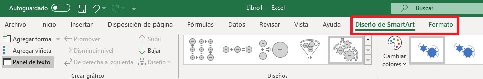 SmartArt-Layouteinstellungen in Excel