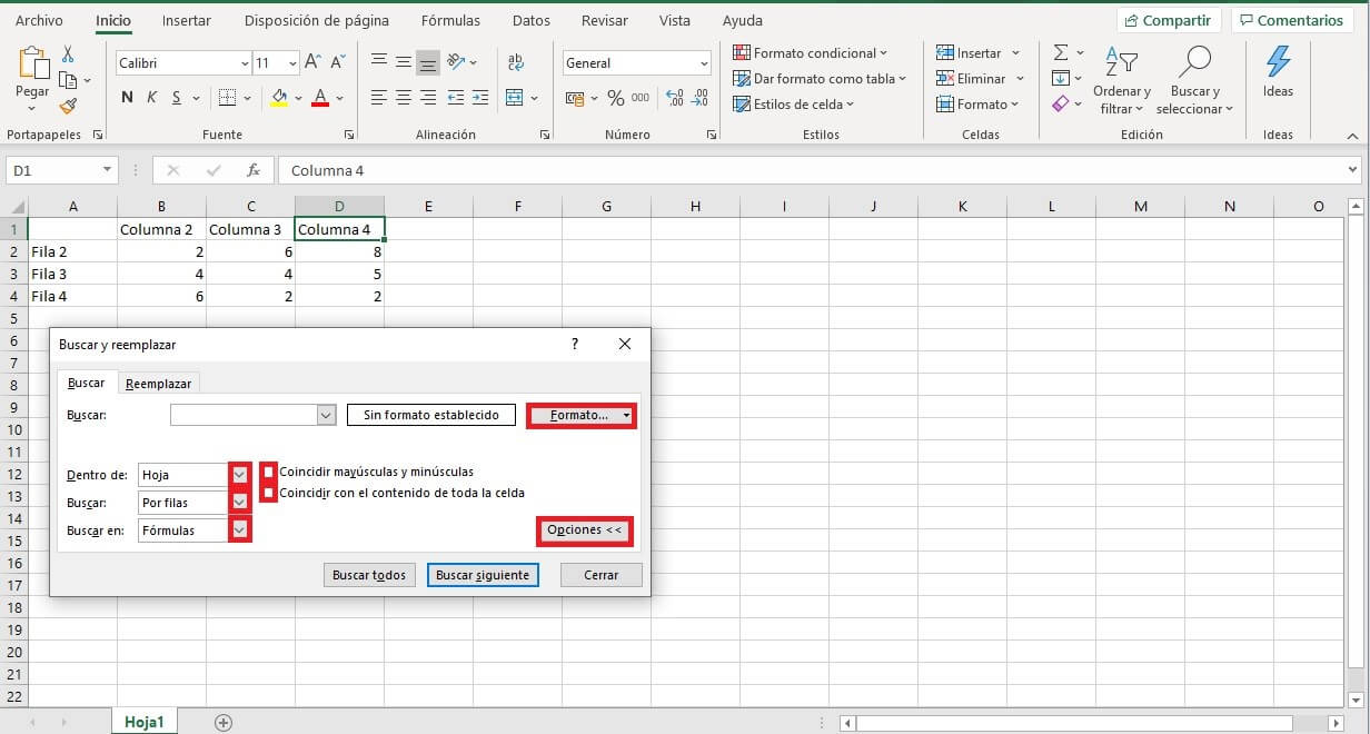 Suchen und Ersetzen in Excel: Erweiterte Suchoptionen