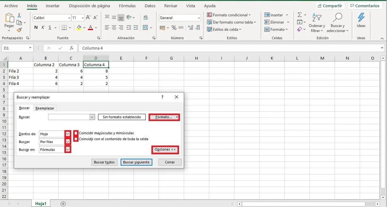 Suchen und Ersetzen in Excel: Erweiterte Suchoptionen