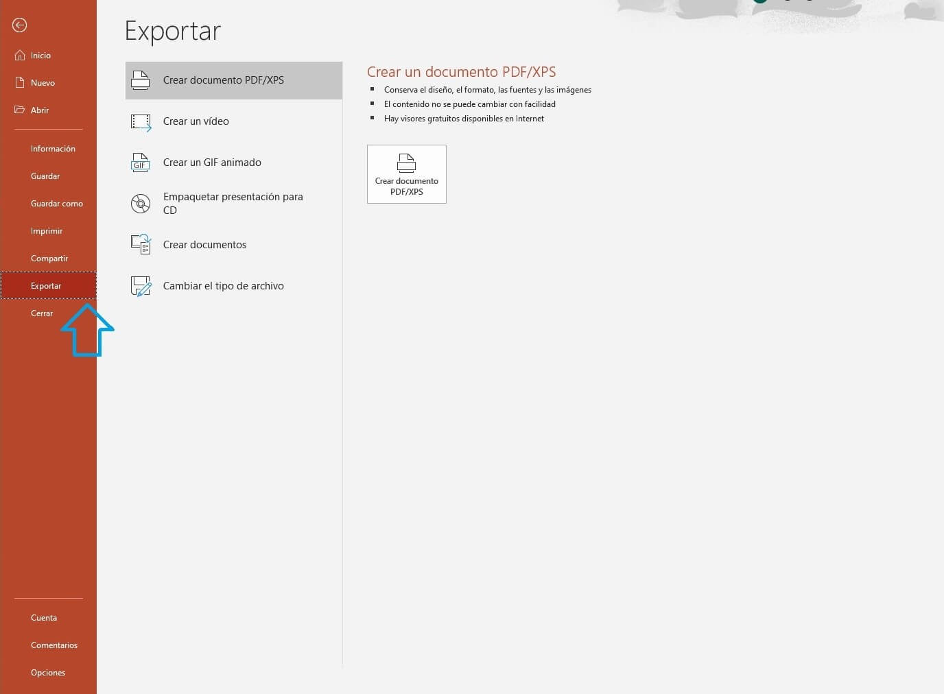 Konvertieren Sie PowerPoint durch Export in Word