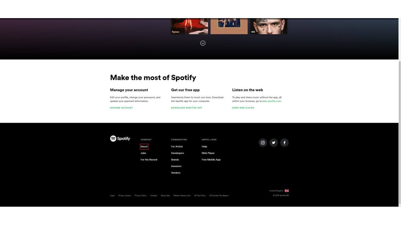 Löschen Sie Ihr Spotify-Konto: Ihre Konto-Homepage