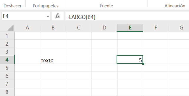 Excel LONG-Funktion: Zeichen zählen 