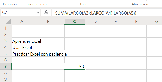 Excel: Kombination von LONG- und SUM-Funktionen 