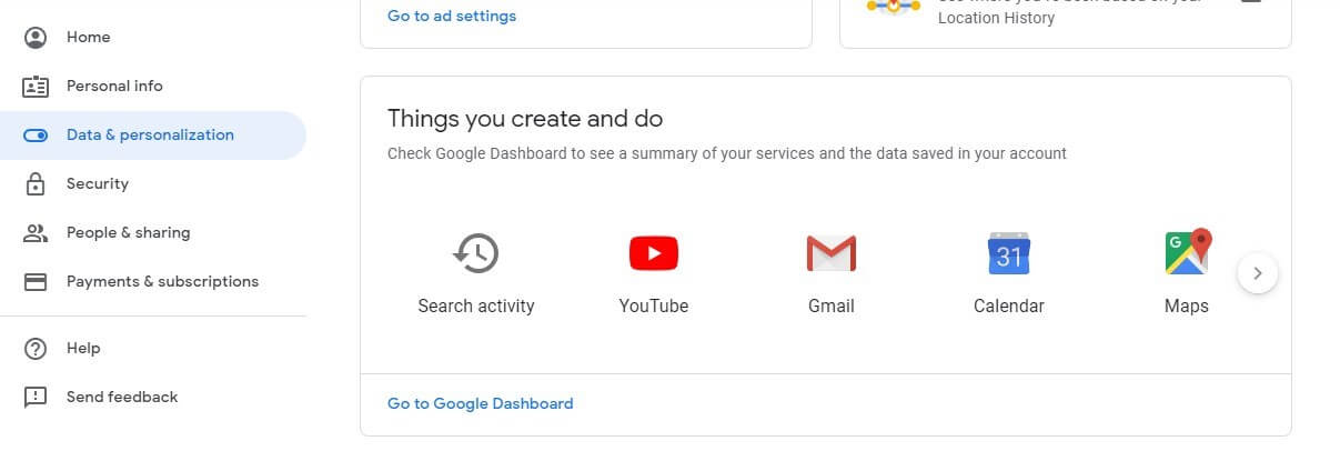 Fenster zur Auswahl des Google Mail-Dienstes