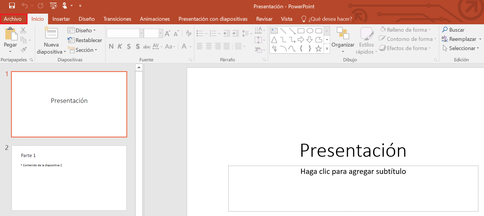 Speichern Sie PowerPoint als PDF - Schritt Eins