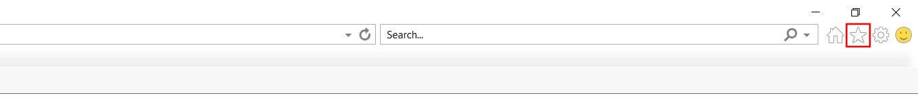 Internet Explorer 11: Sternsymbol in der Menüleiste