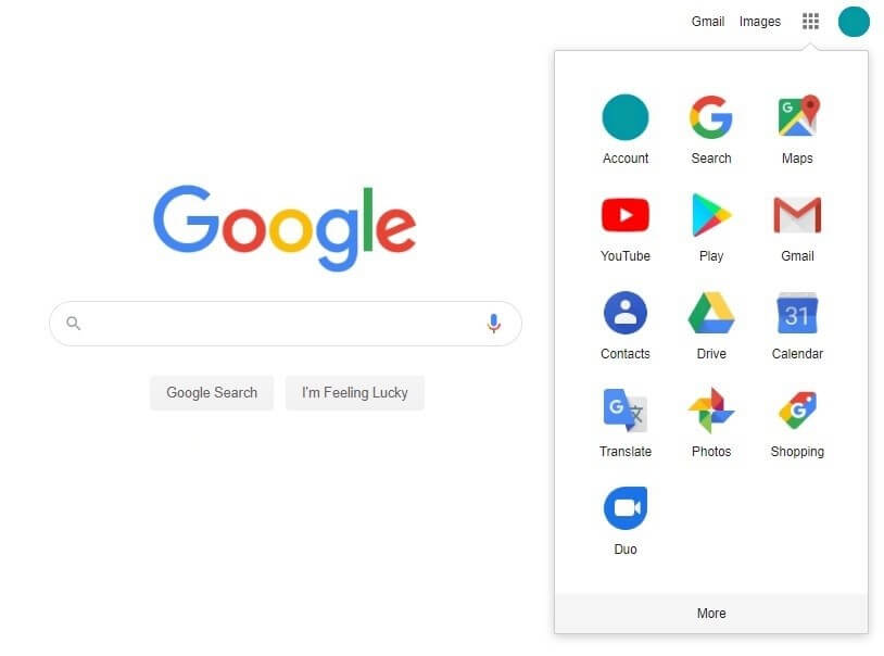 Übersicht über Google-Anwendungen