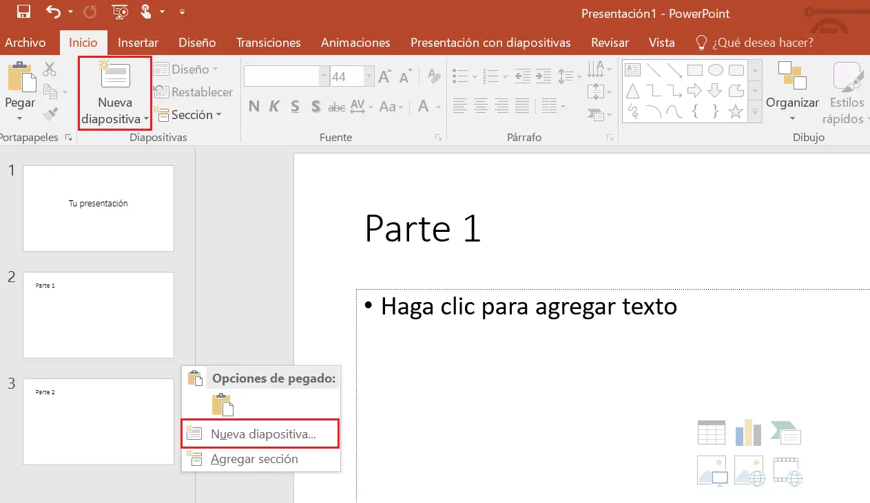 PowerPoint: Erstellen Sie eine neue Folie