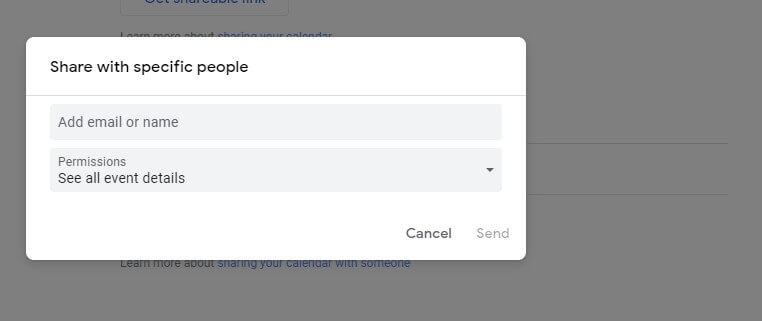 Teilen Sie Ihren Google-Kalender mit anderen Personen
