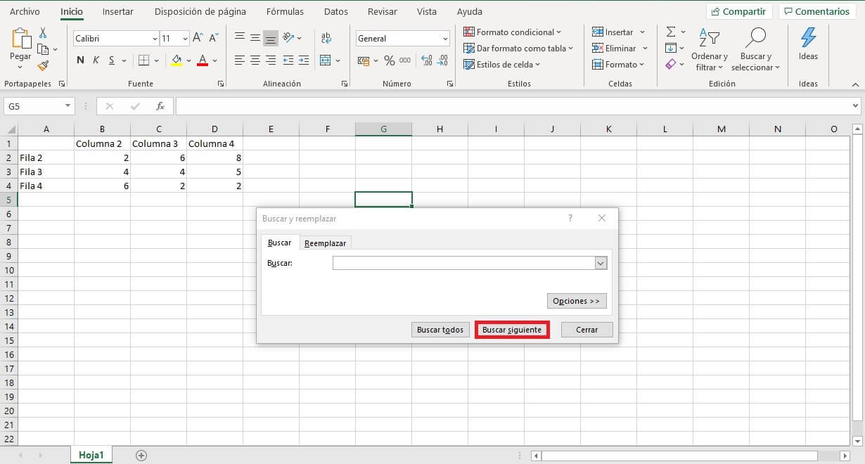 Fenster in Excel suchen und ersetzen