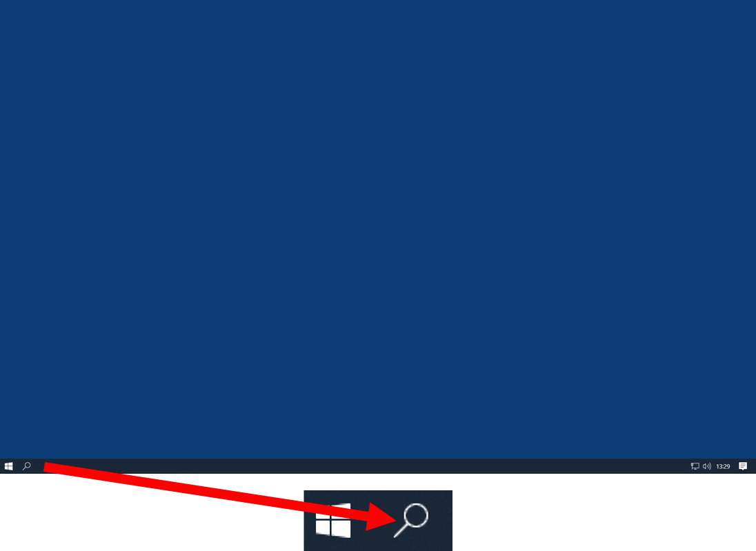 Windows 10 - Suchsymbol.