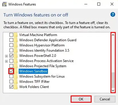 Windows-Funktionen: Aktivieren Sie die Windows Sandbox