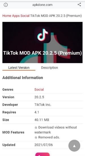 Tik-Tok-Premium herunterladen